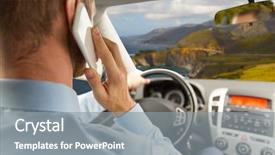  Presentation with car business - Colorful presentation design enhanced with motor unit - business trip technology and social backdrop and a gray colored foreground