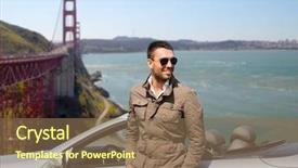  Presentation with road trip - Slides enhanced with motor unit - road trip travel and people background and a violet colored foreground