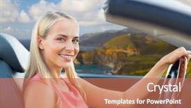  Presentation with transport transportation tourism road trip - Slides with motor unit - travel road trip and people background and a  colored foreground