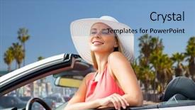  Presentation with road trip - Cool new PPT layouts with motor unit - travel road trip and people backdrop and a  colored foreground