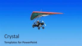  Presentation with hang - Amazing theme having motorized hang-glider backdrop and a light blue colored foreground