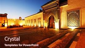  Presentation with morocco - Amazing presentation having moulay ismail mausoleum meknes morocco backdrop and a tawny brown colored foreground