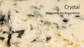  Presentation with cheese - PPT layouts consisting of mouldy cheese texture macro photo background and a lemonade colored foreground