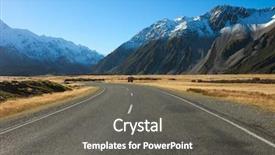  Presentation with new zealand - Slide deck consisting of mount cook national park new background and a gray colored foreground