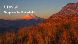  Presentation with mount emei - Slide deck consisting of mount-elbrus-in-the-morning background and a seafoam green colored foreground