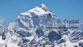  Presentation with himalaya - Colorful PPT layouts enhanced with mount everest - mountains in sagarmatha region himalaya backdrop and a  colored foreground