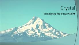  Presentation with usa - Slide deck enhanced with mount-hood-in-oregon-usa background and a seafoam green colored foreground