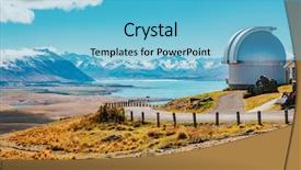  Presentation with new season - Colorful PPT theme enhanced with mount john's observatory backdrop and a light blue colored foreground