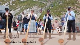  Presentation with music traditional - Cool new presentation design with mount-pilatus-july-13-unidentified backdrop and a  colored foreground