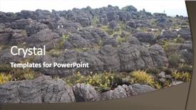  Presentation with venezuela - Audience pleasing presentation theme consisting of mount roraima landscape intersection of borders venezuela guyana brazil backdrop and a gray colored foreground