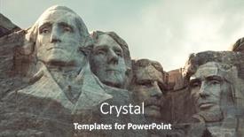  Presentation with dakota - Slide deck having mount-rushmore-national-memorial-black background and a dark gray colored foreground