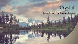  Presentation with scenic - Cool new presentation with mount shuksan reflection in washington backdrop and a mint green colored foreground