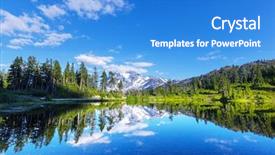  Presentation with washington dc usa map - Presentation having mount shuksan reflection in washington background and a teal colored foreground