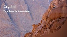  Presentation with tree in sinai desert - PPT layouts featuring mount sinai background and a  colored foreground