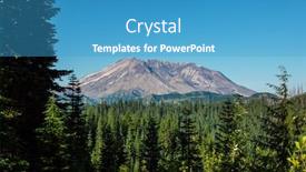  Presentation with usa - Slide deck enhanced with mount-st-helens-in-washington background and a teal colored foreground