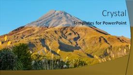  Presentation with shenandoah national park big meadows - Slide deck having mount-taranaki-in-egmont-national background and a light blue colored foreground