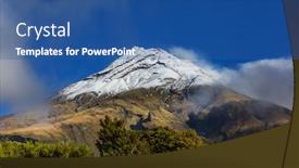  Presentation with beautiful landscapes - Amazing presentation having mount-taranaki-mount-egmont backdrop and a ocean colored foreground