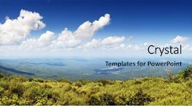  Presentation with south africa - Amazing theme having panoramic view from god's backdrop and a light blue colored foreground