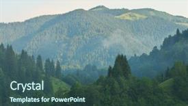  Presentation with japan beautiful landscape mountain fuji - Slide set having mountain aerial morning landscape composition background and a ocean colored foreground