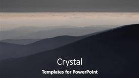  Presentation with mountains fantasy abstract nature landscape - PPT theme featuring mountain-atmospheric-landscape-of-high background and a wine colored foreground