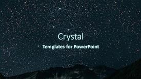  Presentation with stars moon - Amazing slide set having mountain-backgrounds-night-sky backdrop and a wine colored foreground