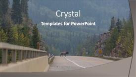  Presentation with colorado - Presentation design consisting of mountain-bull-elk-colorado-usa background and a gray colored foreground