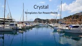  Presentation with marina - Theme with mountain club - altea boats marina greenwich port background and a light blue colored foreground