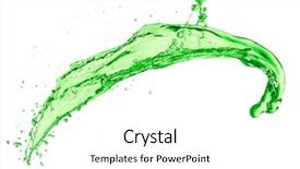  Presentation with white and green generic - Cool new slides with mountain dew drink - green juice splash on white backdrop and a white colored foreground