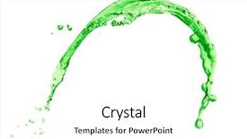  Presentation with white green - Audience pleasing presentation design consisting of mountain dew drink - green juice splash on white backdrop and a white colored foreground