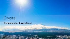  Presentation with blue mountain - 