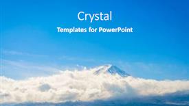  Presentation with blue mountain - 