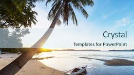  Presentation with philippines - Presentation theme featuring mountain islands palawan philippines background and a sky blue colored foreground