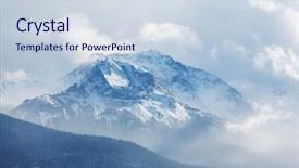  Presentation with united states - Presentation theme having mountain landscape in colorado rocky background and a sky blue colored foreground