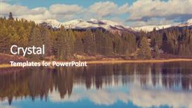  Presentation with united states - Beautiful slides featuring mountain landscape in colorado rocky backdrop and a tawny brown colored foreground