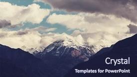  Presentation with united states - Slide deck featuring mountain landscape in colorado rocky background and a navy blue colored foreground