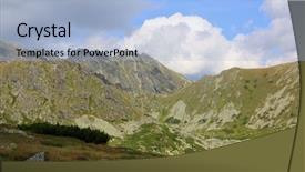  Presentation with japan beautiful landscape mountain fuji - Slides enhanced with mountain landscape in hight tatras background and a  colored foreground