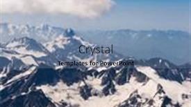  Presentation with snow mountain - Theme having mountain landscape snow-capped peaks of the mountains the sharp peaks of the mountains in the snow on a background of clouds background for ski resort background and a light blue colored foreground