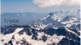  Presentation with snow mountain - Colorful PPT layouts enhanced with capped peaks of the mountains backdrop and a light blue colored foreground