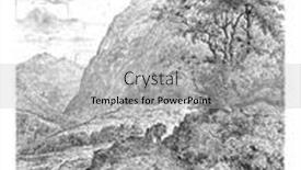  Presentation with mule - Cool new presentation with mountain-landscape-with-a-figure backdrop and a light gray colored foreground