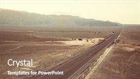  Presentation with region - PPT theme consisting of mountain landscapes in nazca region background and a violet colored foreground