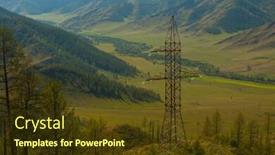  Presentation with siberia - Colorful PPT theme enhanced with mountain pass chike-taman in altai siberia russia backdrop and a tawny brown colored foreground