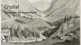  Presentation with norway - PPT layouts enhanced with mountain path graphic - vestfjord valley old view norway background and a  colored foreground