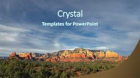  Presentation with phoenix arizona neighborhood - Beautiful presentation theme featuring retreat park - sedona arizona usa landscape scenic backdrop and a  colored foreground