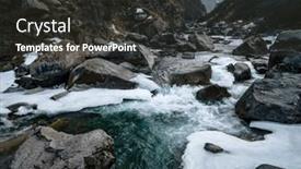  Presentation with winter river - 