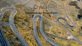  Presentation with romania - Colorful PPT layouts enhanced with mountain-serpentine-of-transfagarasan-highway backdrop and a coral colored foreground