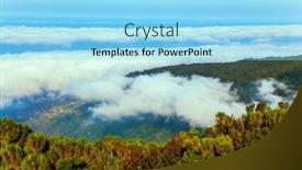  Presentation with forests - PPT theme having mountain slopes are covered with dense forests madeira island in the atlantic ocean impressive trip to the fairy island concept of exotic and ecological tourism background and a arctic colored foreground