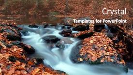  Presentation with spring - Slides featuring mountain-spring-in-bohemia background and a tawny brown colored foreground