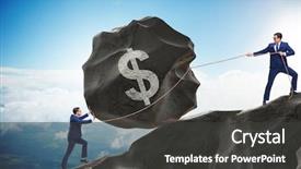  Presentation with rolling stones - Presentation consisting of rolling stones - trader trading in american dollar background and a dark gray colored foreground