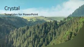  Presentation with mountain top - Presentation consisting of mountain-top-from-blacksea-region background and a light blue colored foreground