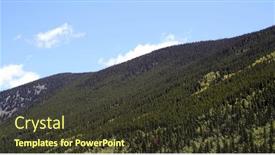  Presentation with mountain view - PPT layouts featuring mountain-view-in-colorado background and a tawny brown colored foreground